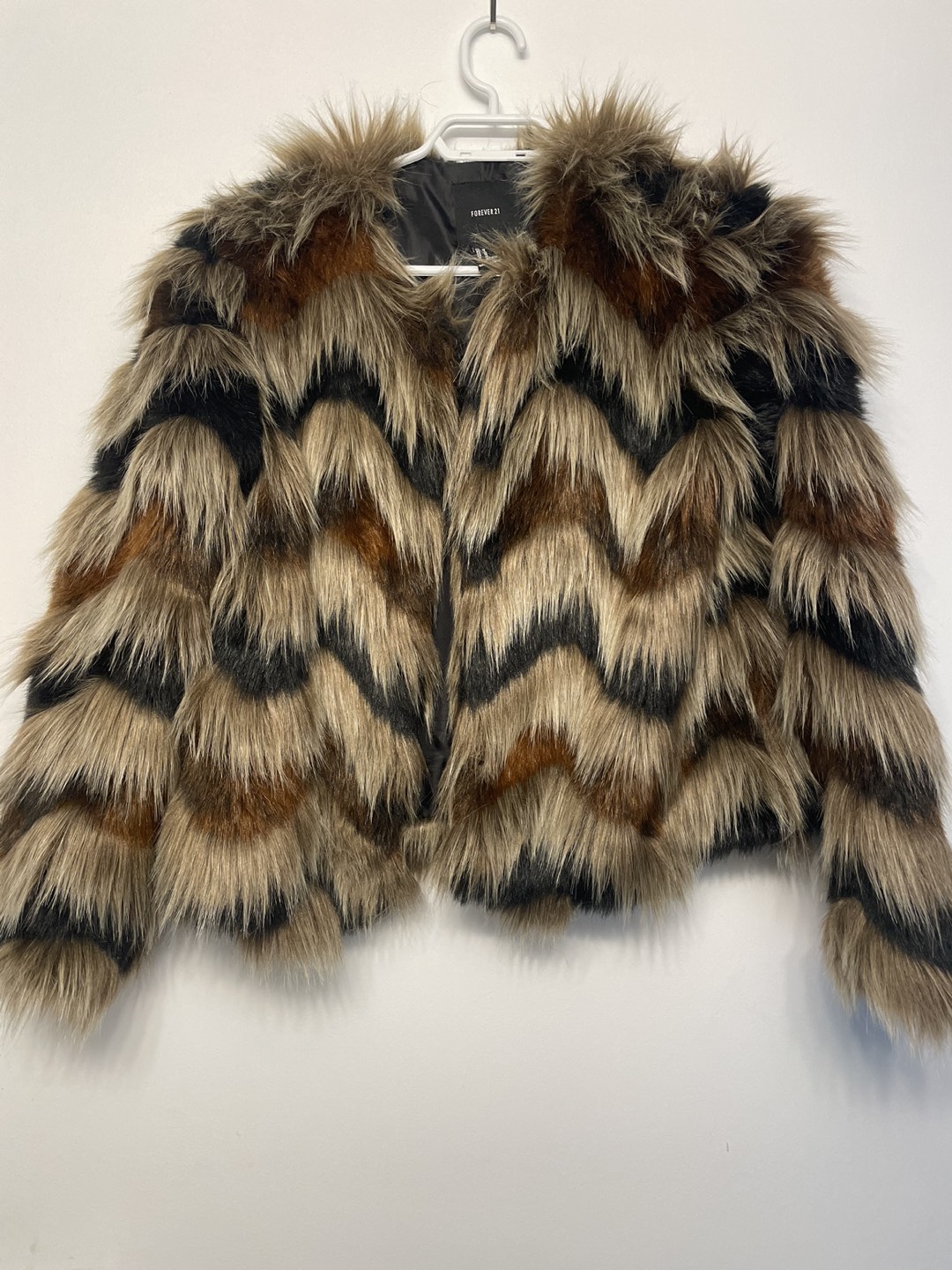 Faux Fur Jacket - Medium thumbnail