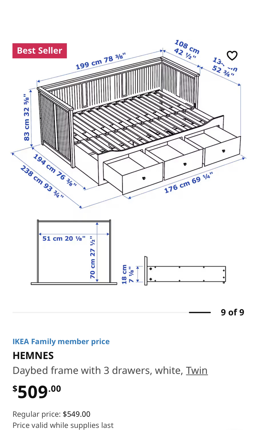 Bed with 3 drawers - photo 5