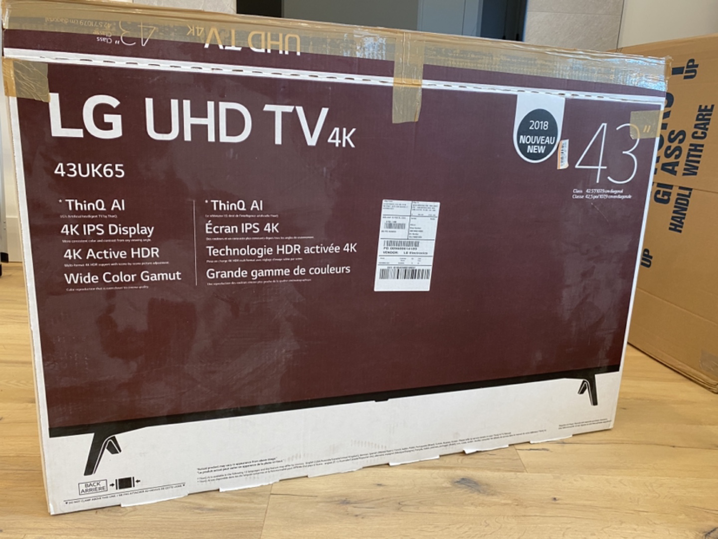 LG UHD TV 43inch