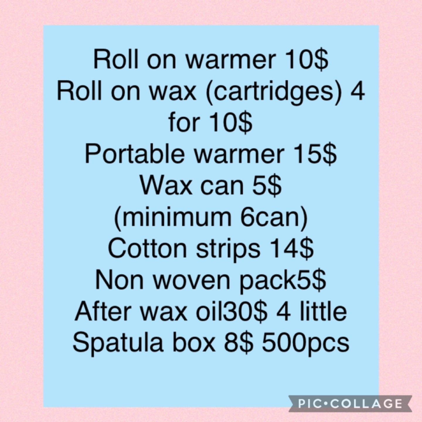 Waxing supply