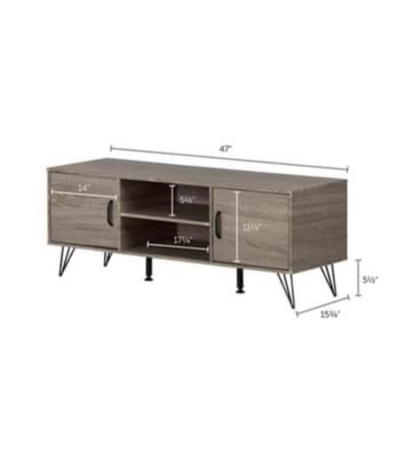 Oak Camel TV Stand For TVs Up To 55” - photo 5