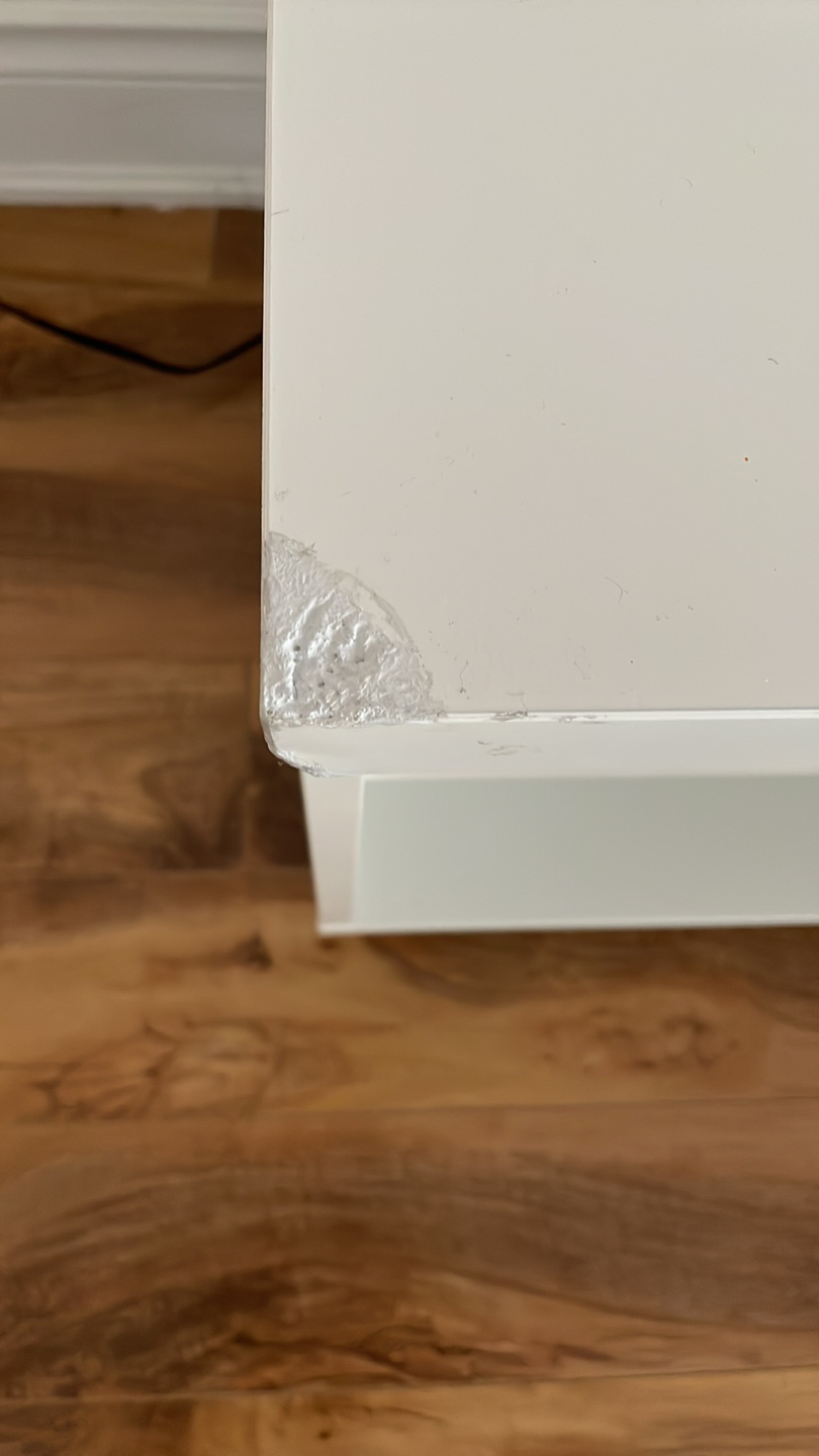 White TV Stand - photo 3