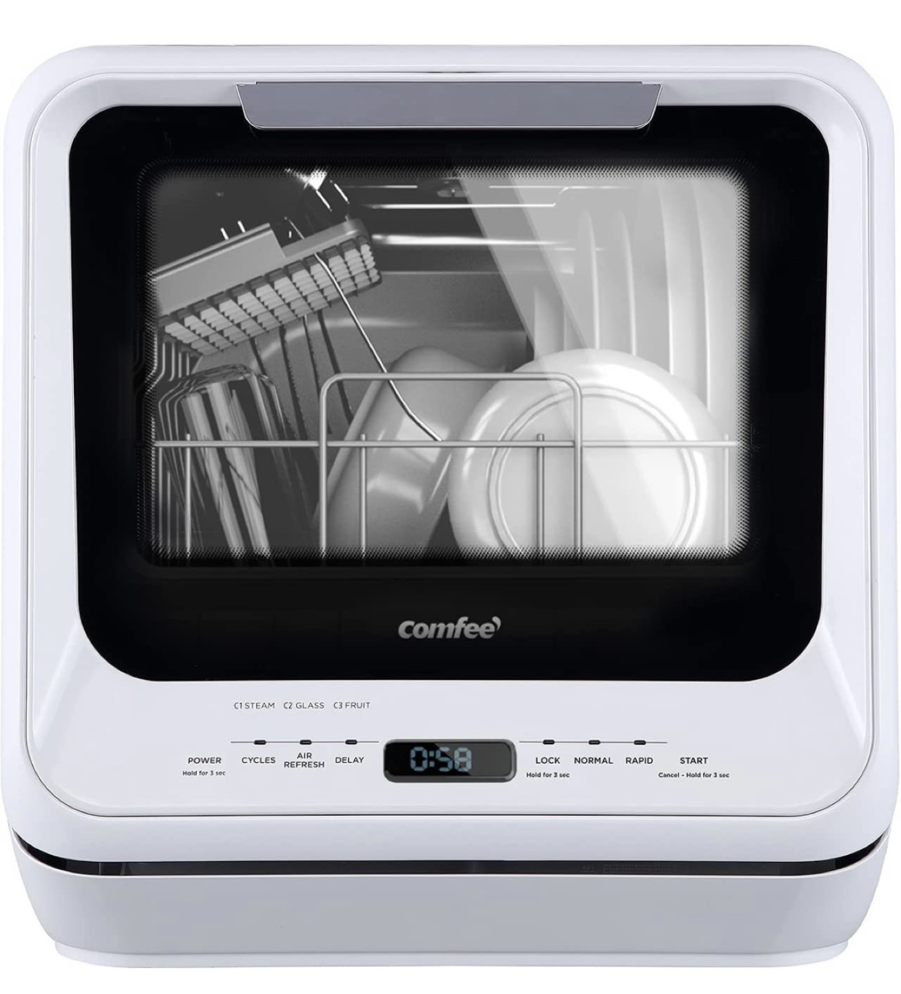 COMFEE' Countertop Dishwasher, Portable Dishwasher
