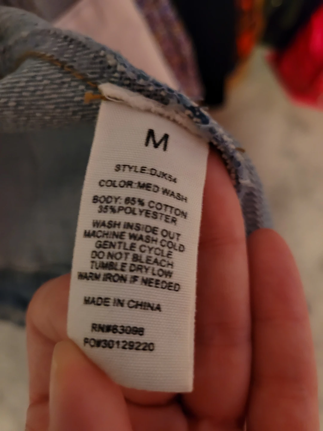 Oversized/Boyfriend Distressed Denim Jacket image indicator(2)