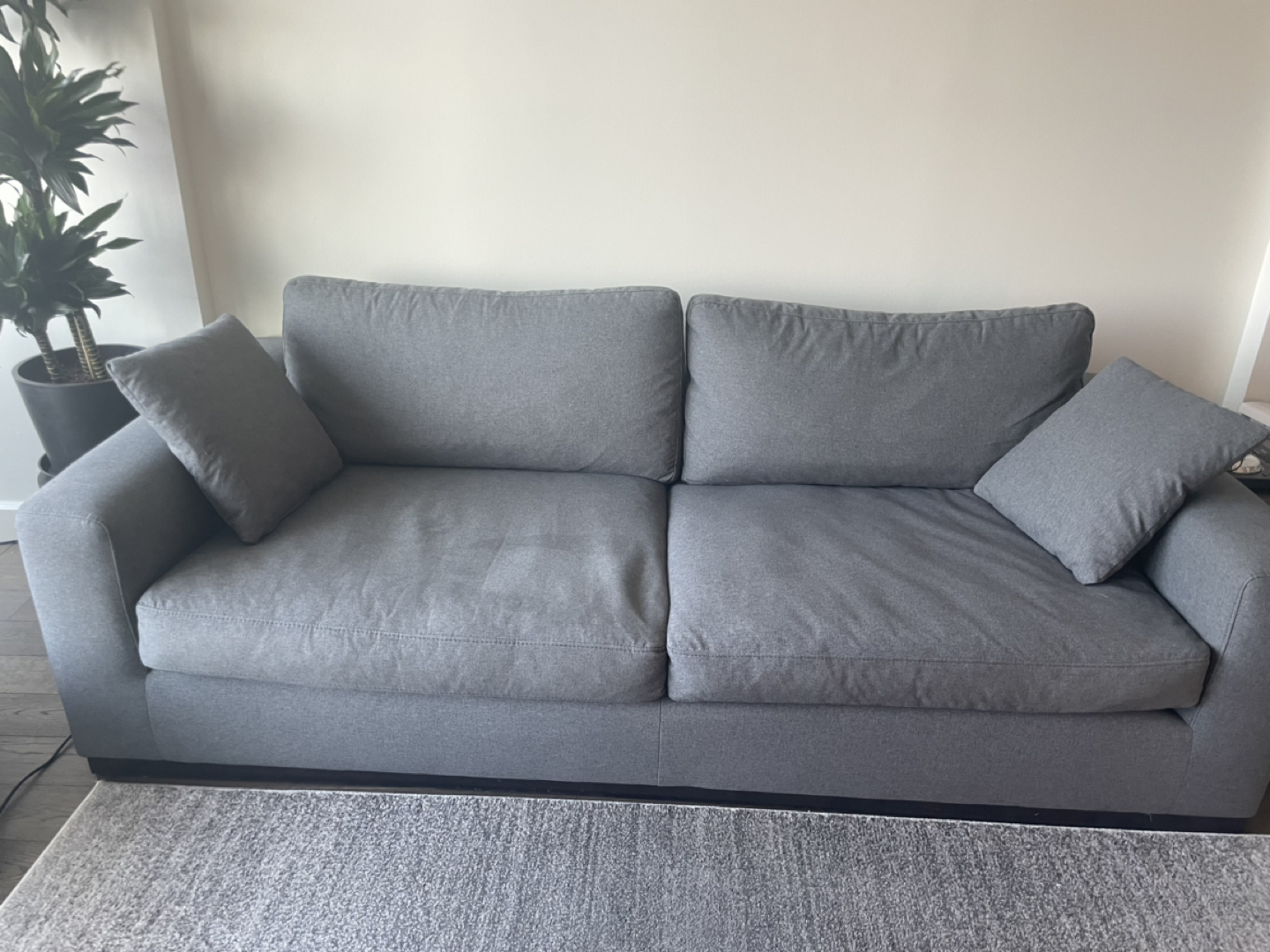 Gray Sofa / Couch 88’’