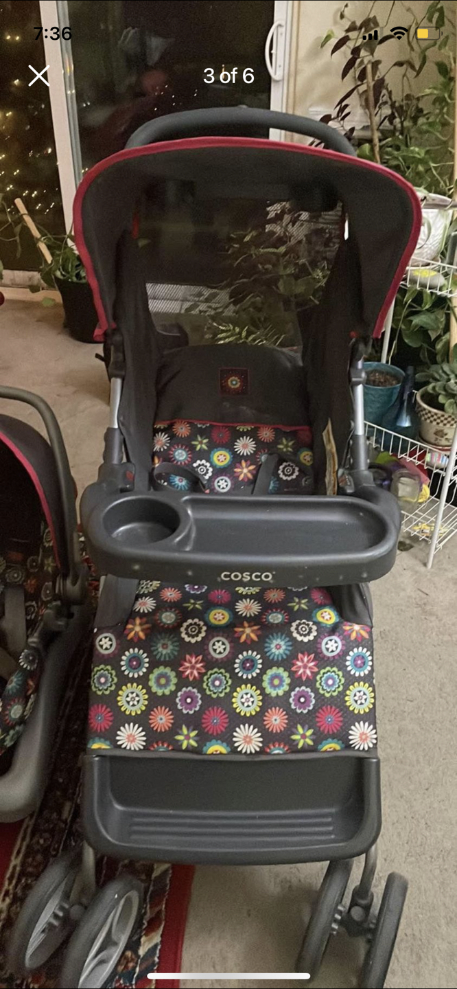 Cosco stroller with infant car seat - photo 2