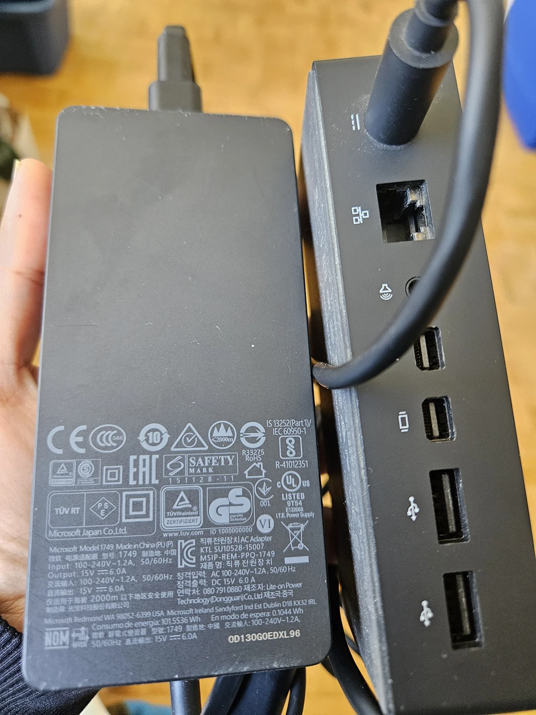 Microsoft surface thunderbolt dock and power supply #microsoft thumbnail