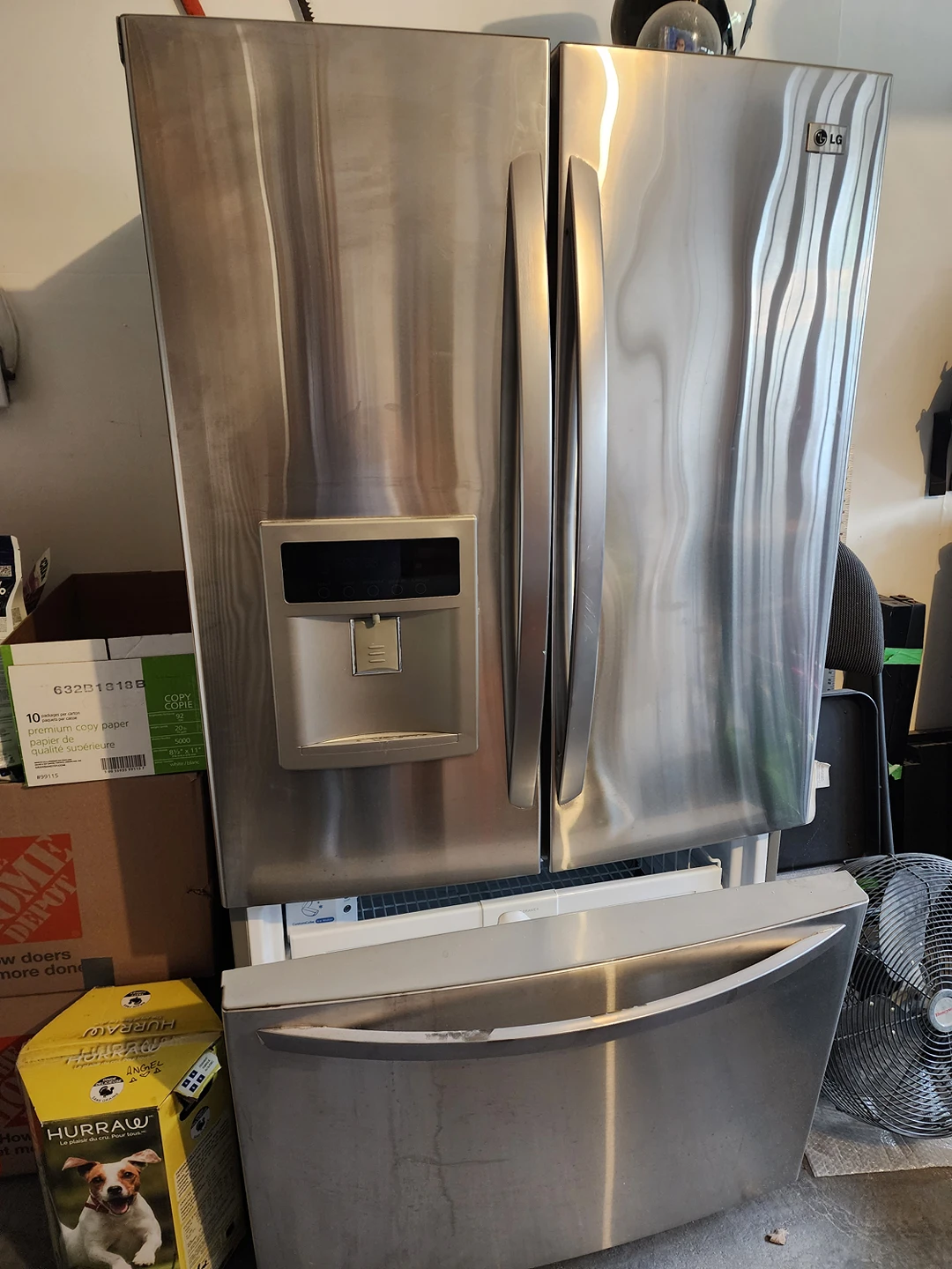 LG fridge 2014..water dispenser not working
