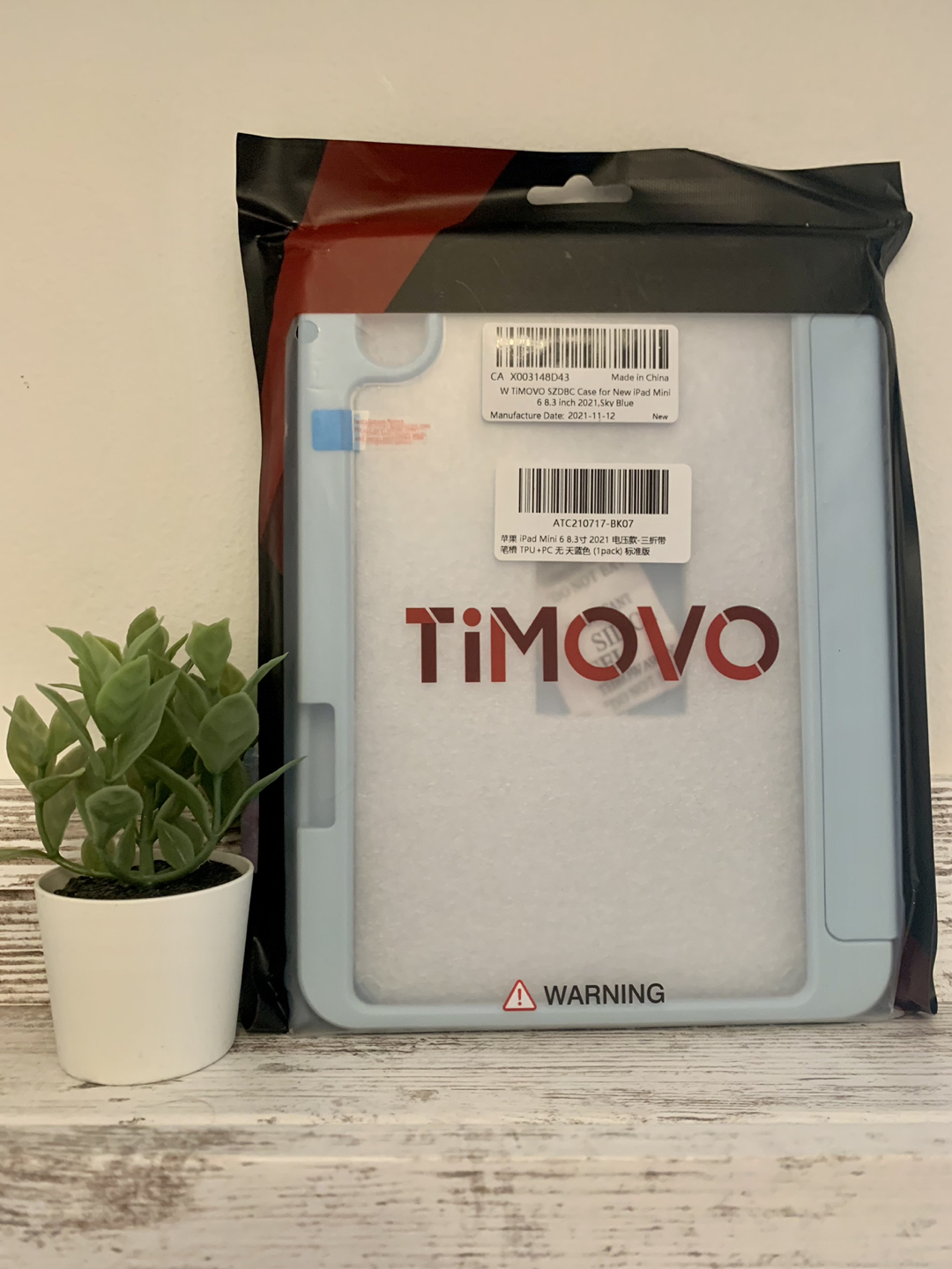 Brand new TiMOVO sky blue iPad mini 6 case (8.3” 2021)