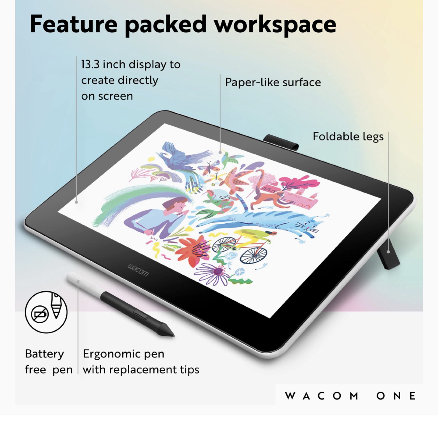 Wacom One Creative Pen Display -  Used Condition - photo 3