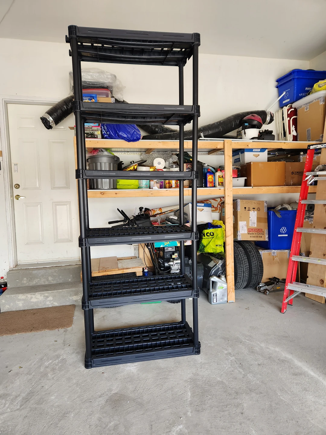 6 tier shelf unit 95"( 7 feet 11 inches) x 37" x 19" image indicator(2)