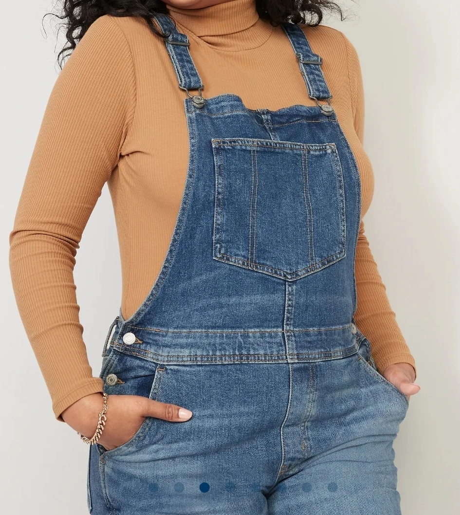 OG Straight Jean Overalls for Women image indicator(2)