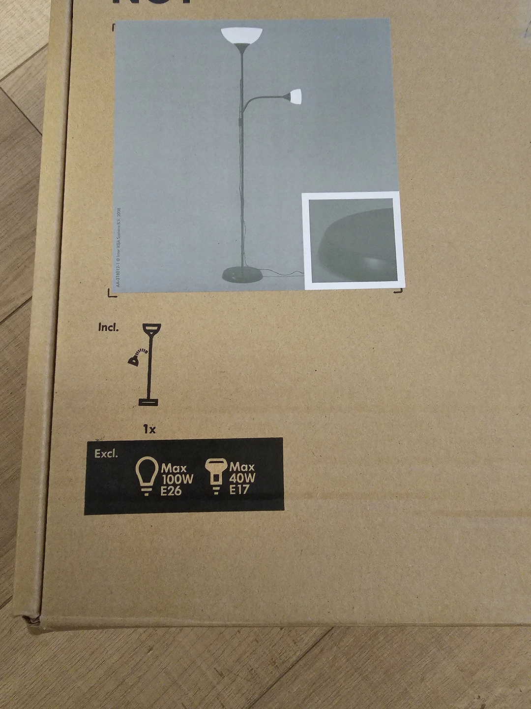IKEA Floor +  Reading Lamp (included light bulb) - photo 3
