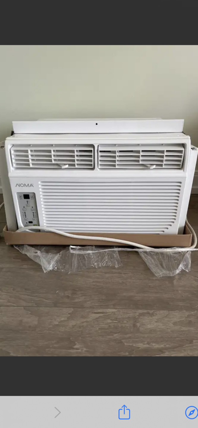 NOMA 8000 BTU window Air Conditioner