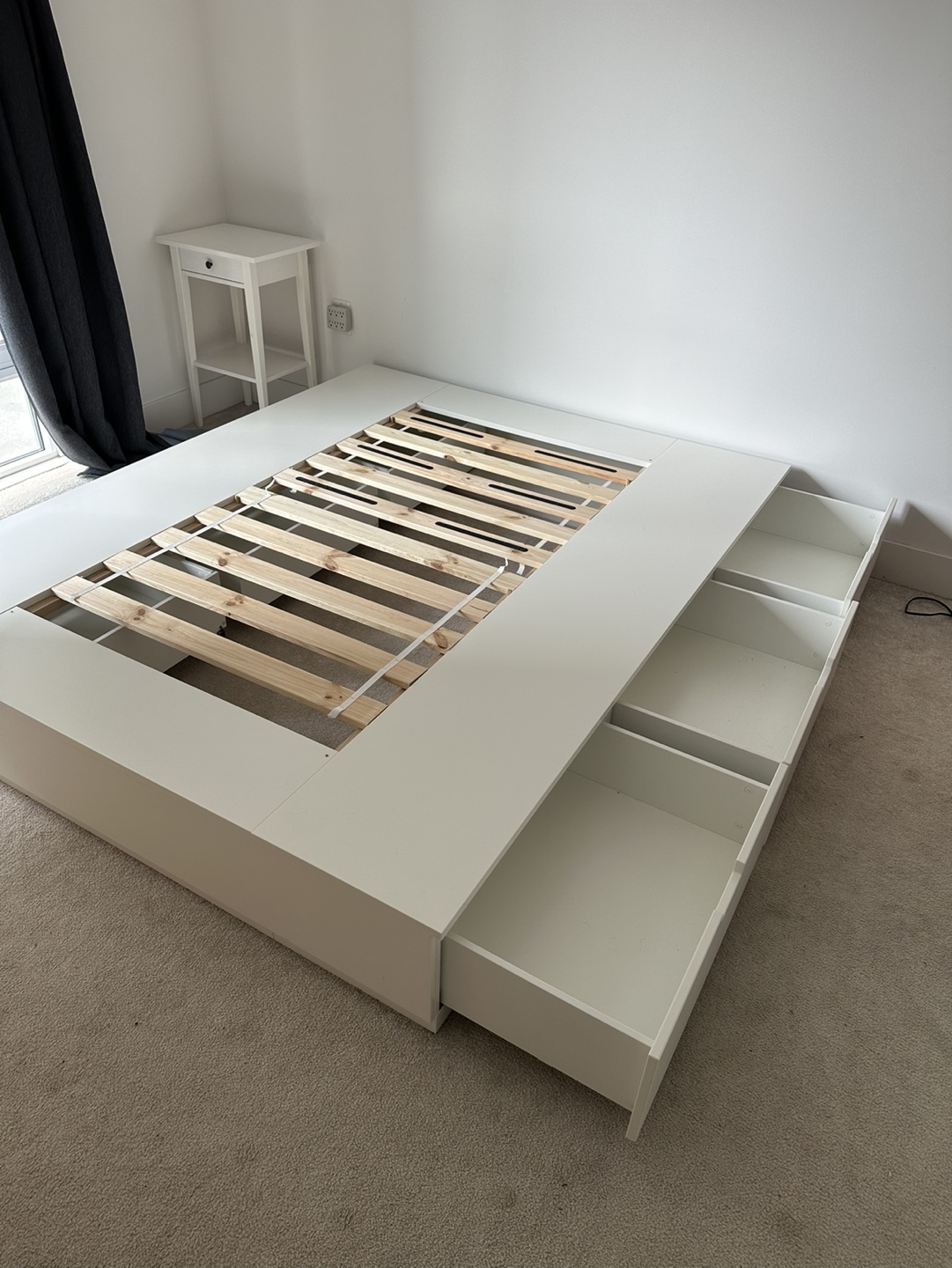 IKEA Queen Bed frame with storage, NORDLI - photo 2
