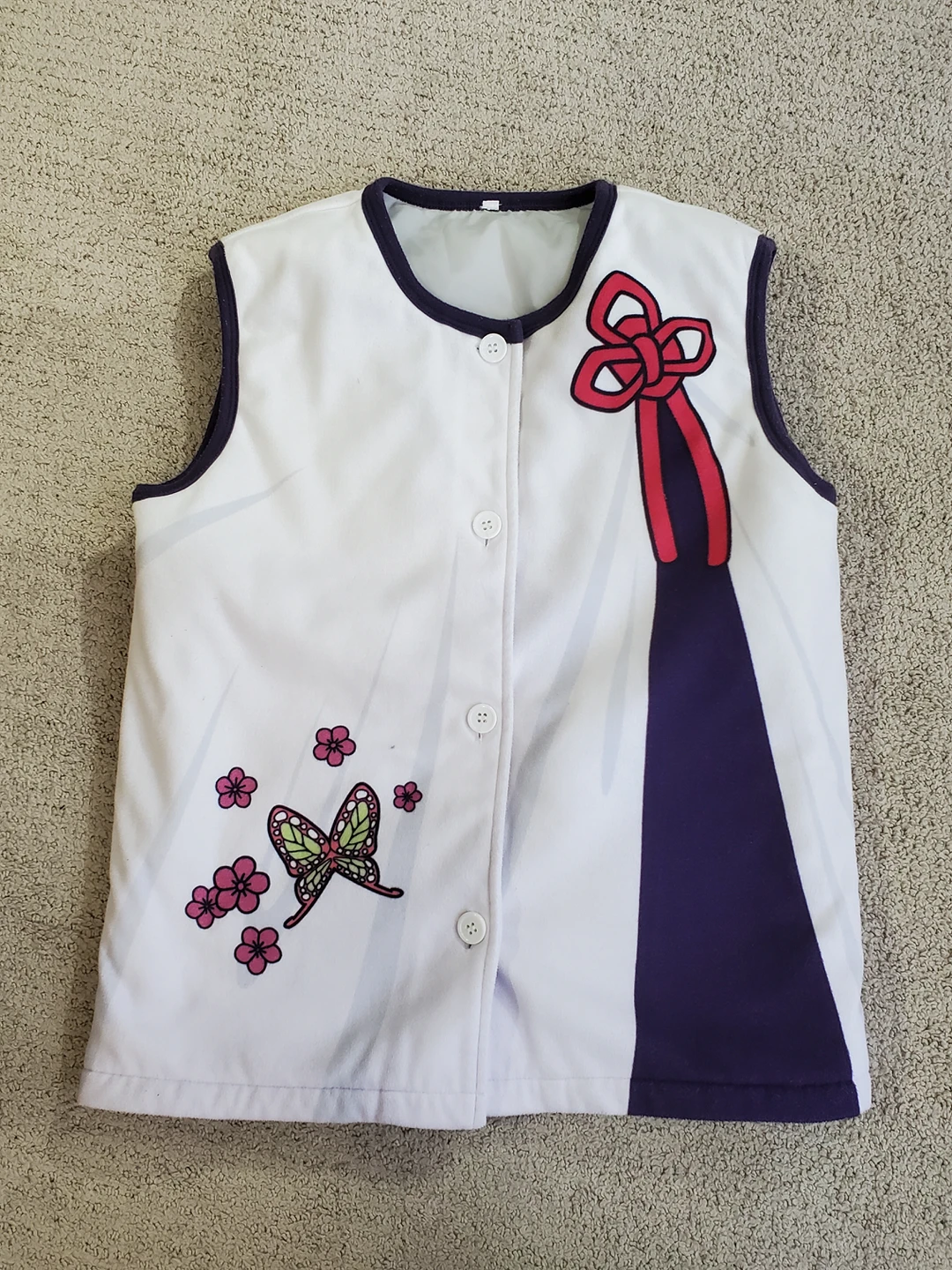 Demon slayer vest for kids thumbnail