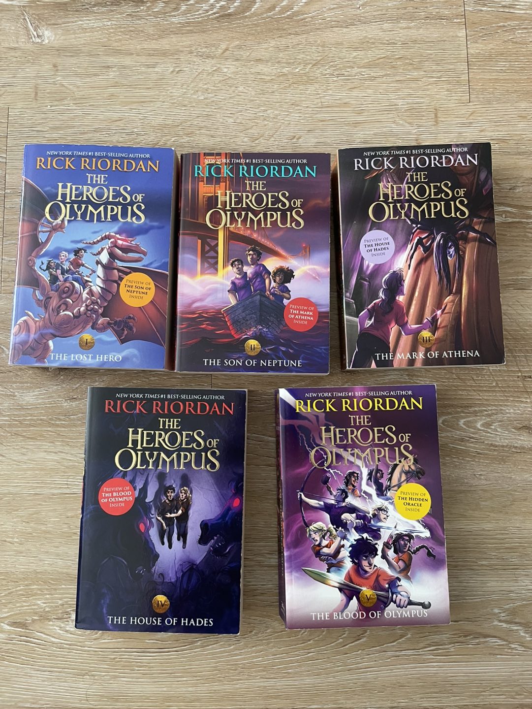 Heroes of Olympus Books