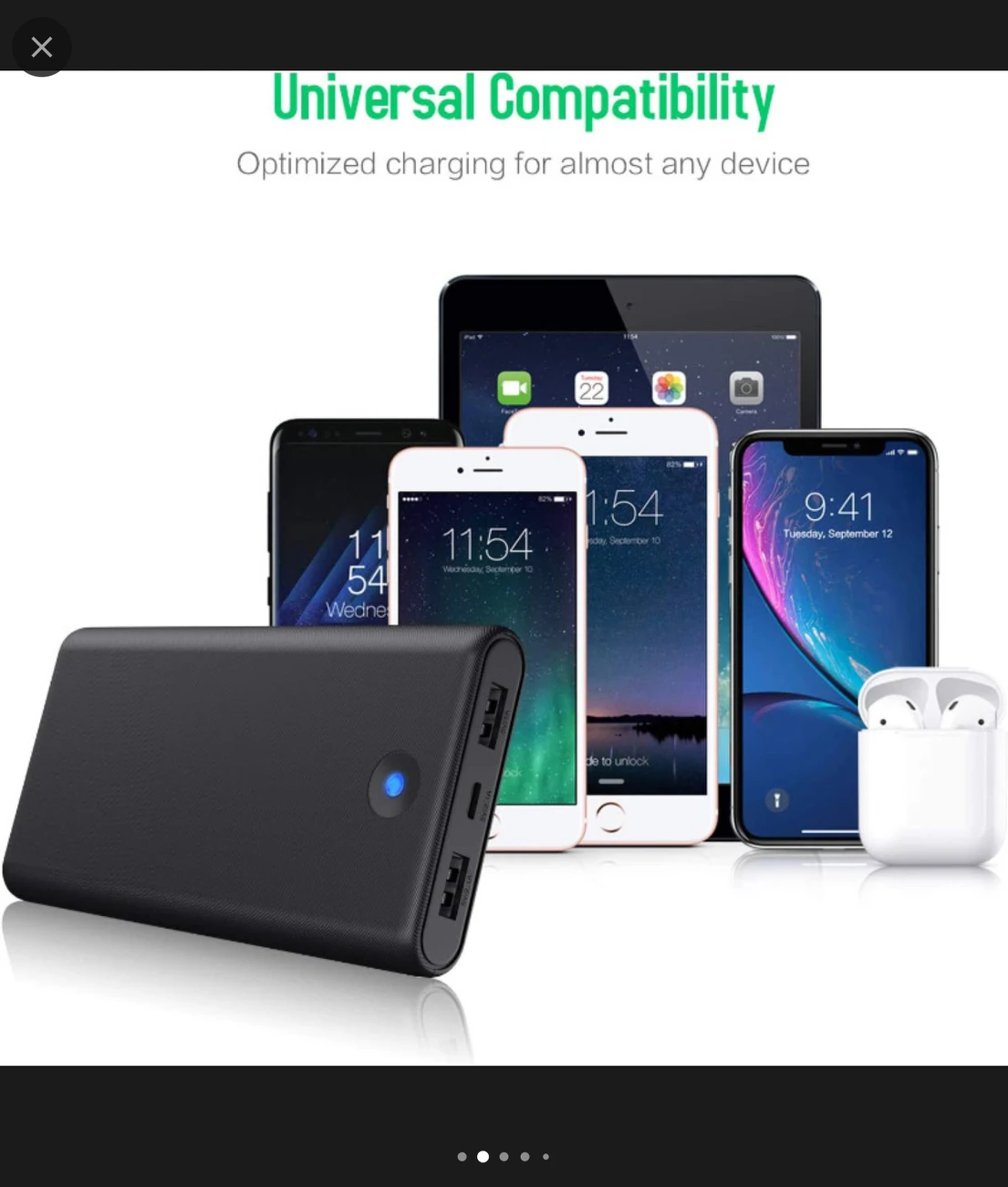Portable Charger Power Bank 25800mah Charging External Battery - photo 2