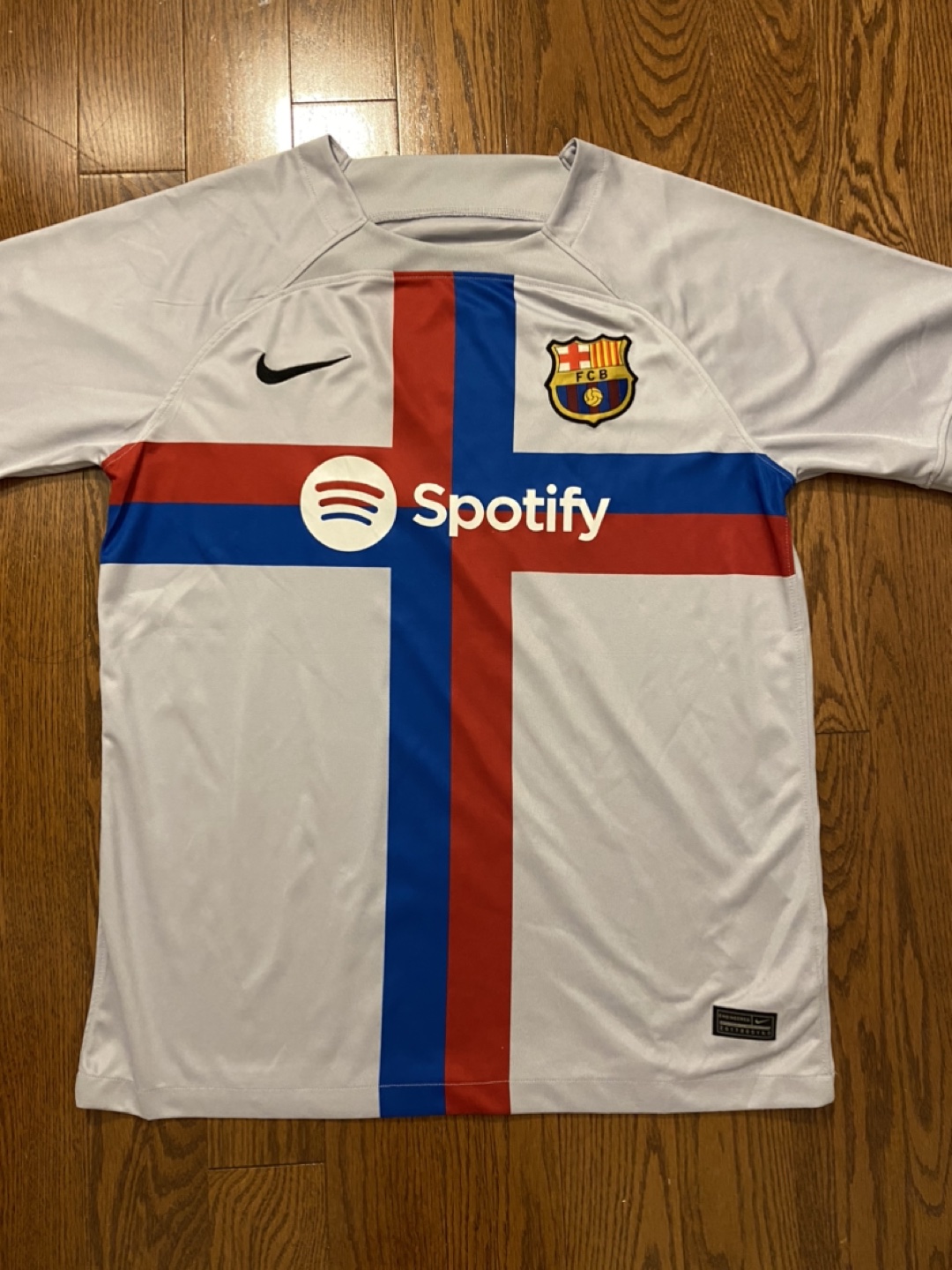 Authentic FC Barcelona Grey Nike Jersey thumbnail
