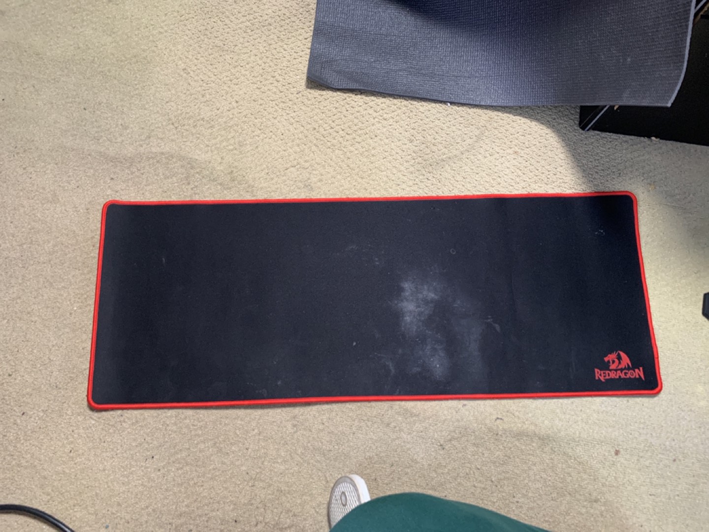 Old dirty L mouse pad. Gamer Used