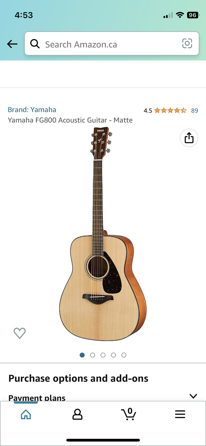Brand new Yamaha FG800 Guitar - photo 2