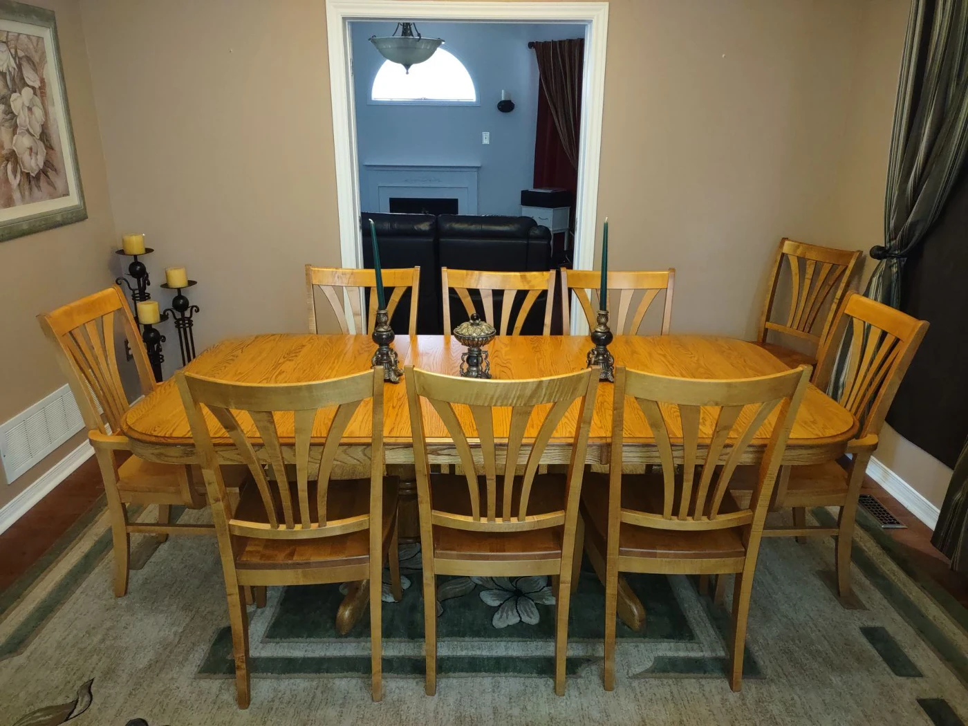 Solid Oak dining room set