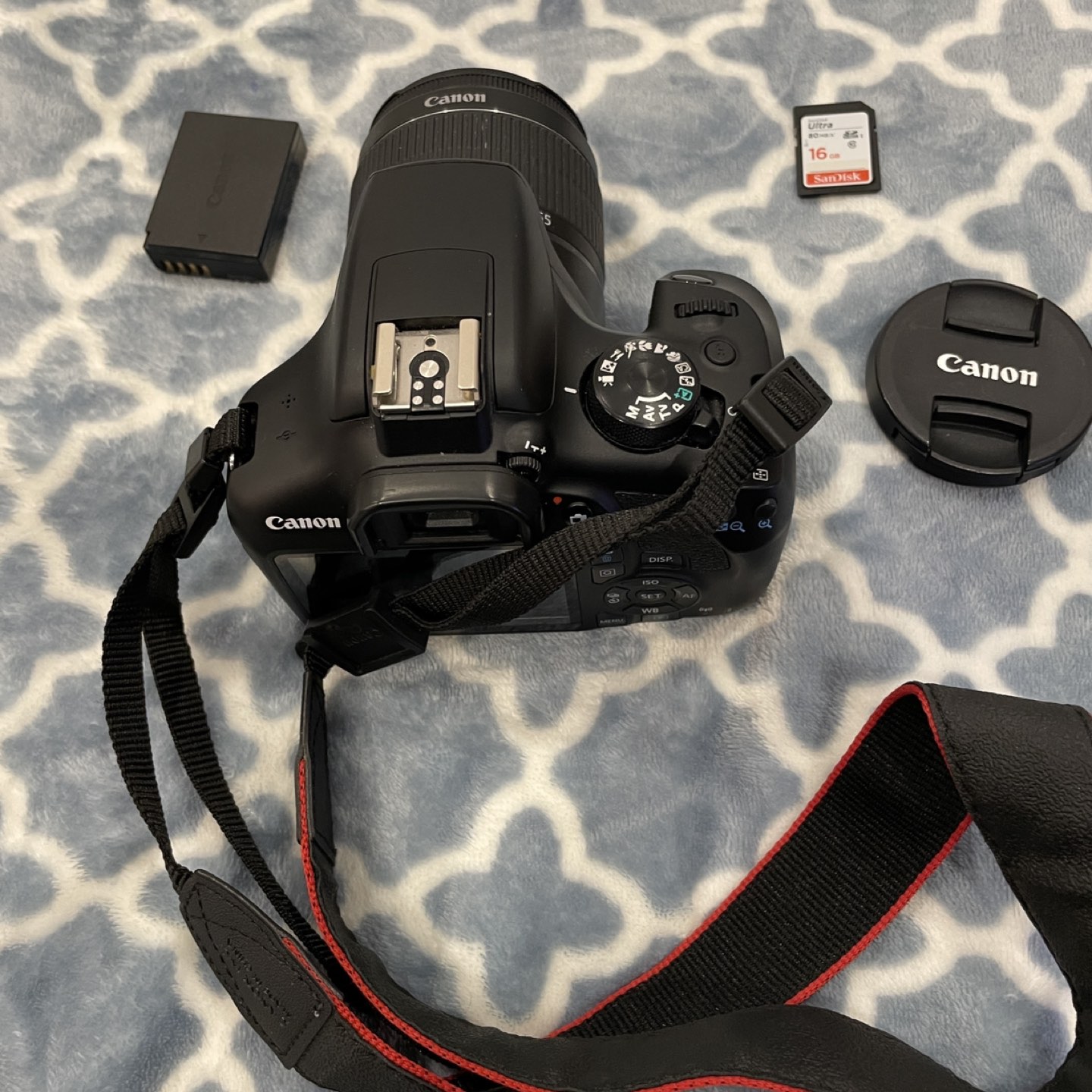 Canon EOS Rebel T6 with Protective Case and Extendible Tri-Pod - photo 2