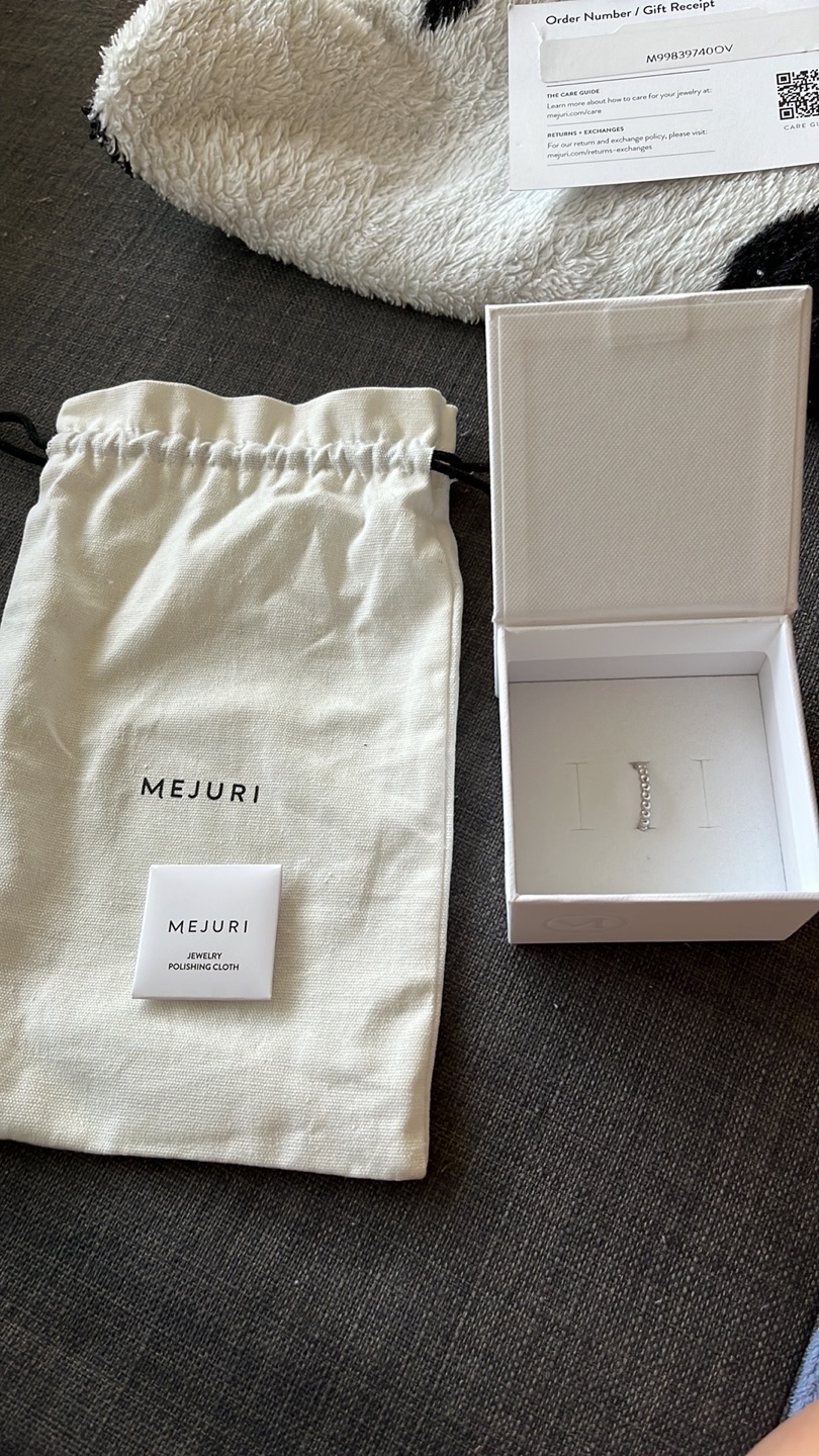 Mejuri stackable ring (silver) - photo 3