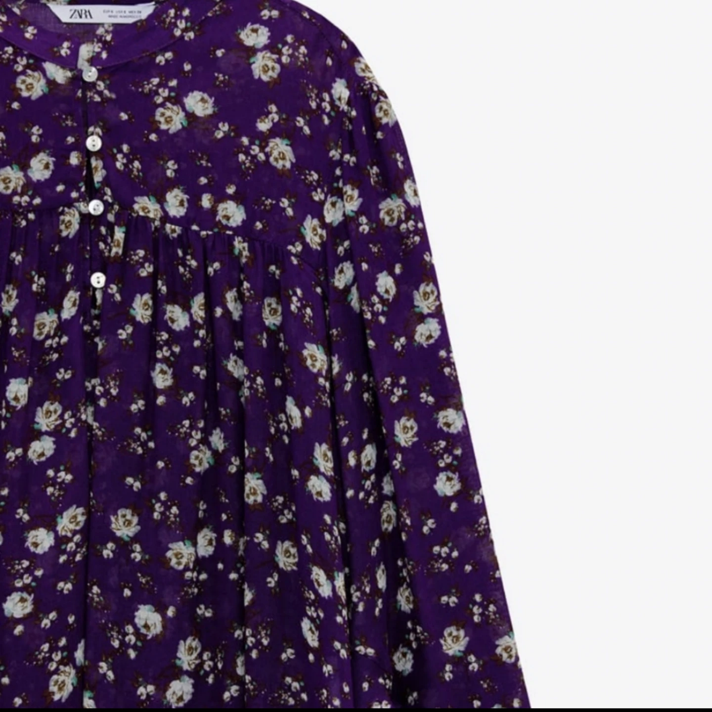 Zara Floral Shirt - photo 4