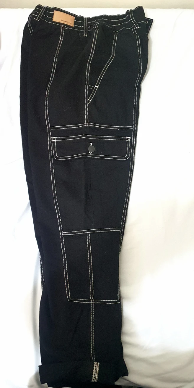 jogger pants M size black (also have green color too) - photo 2