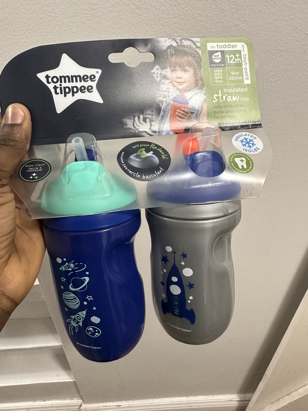 Tommee tippee insulated straw cup for 12m+ thumbnail