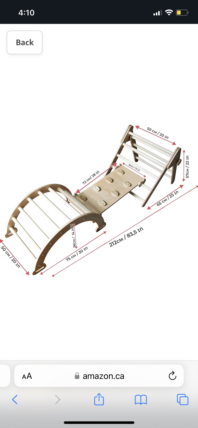 Climbing Triangle for Kids & Toddlers - Montessori