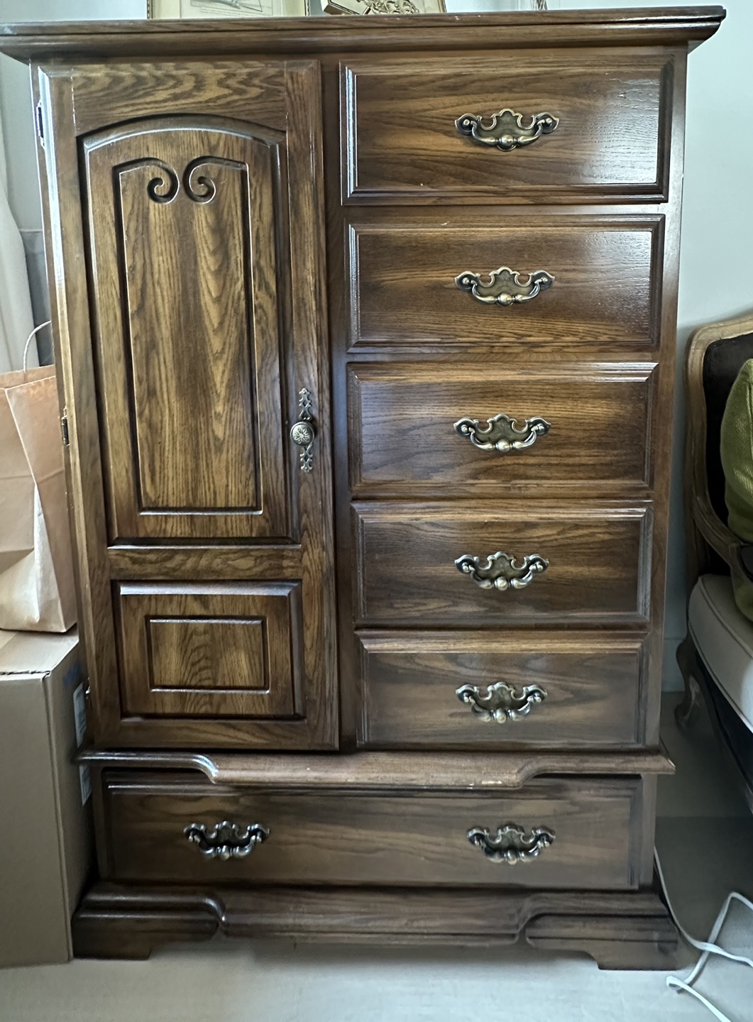 Tall drawer solid wood ⬆️