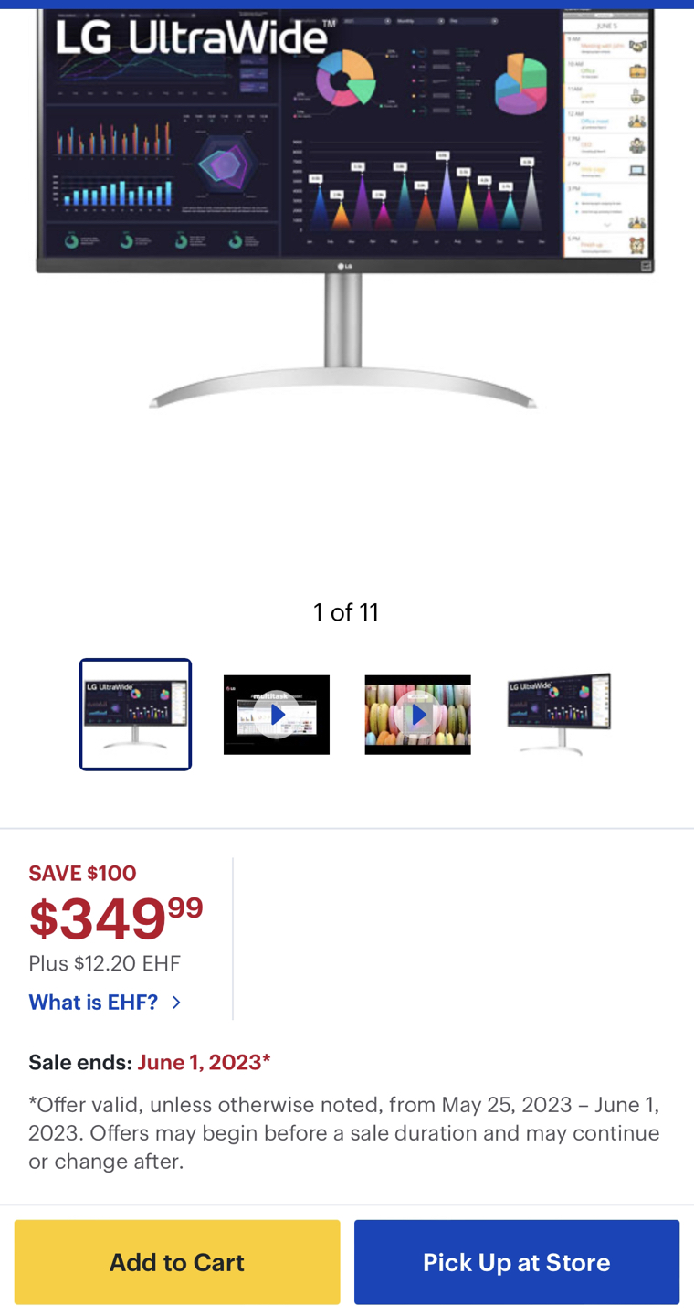 LG UltraWide 34" Monitor - photo 4