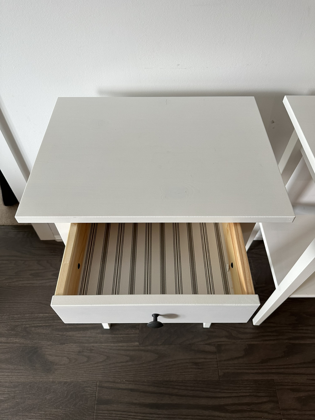 One IKEA Hemnes side tables, nightstands - photo 2