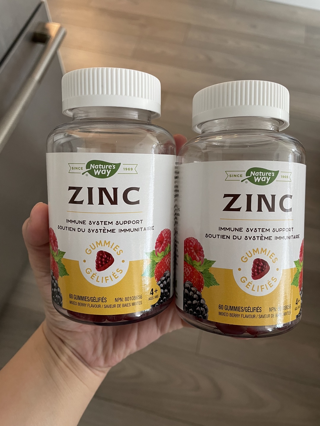 Zinc Gummies Sealed 60s Set of 2
