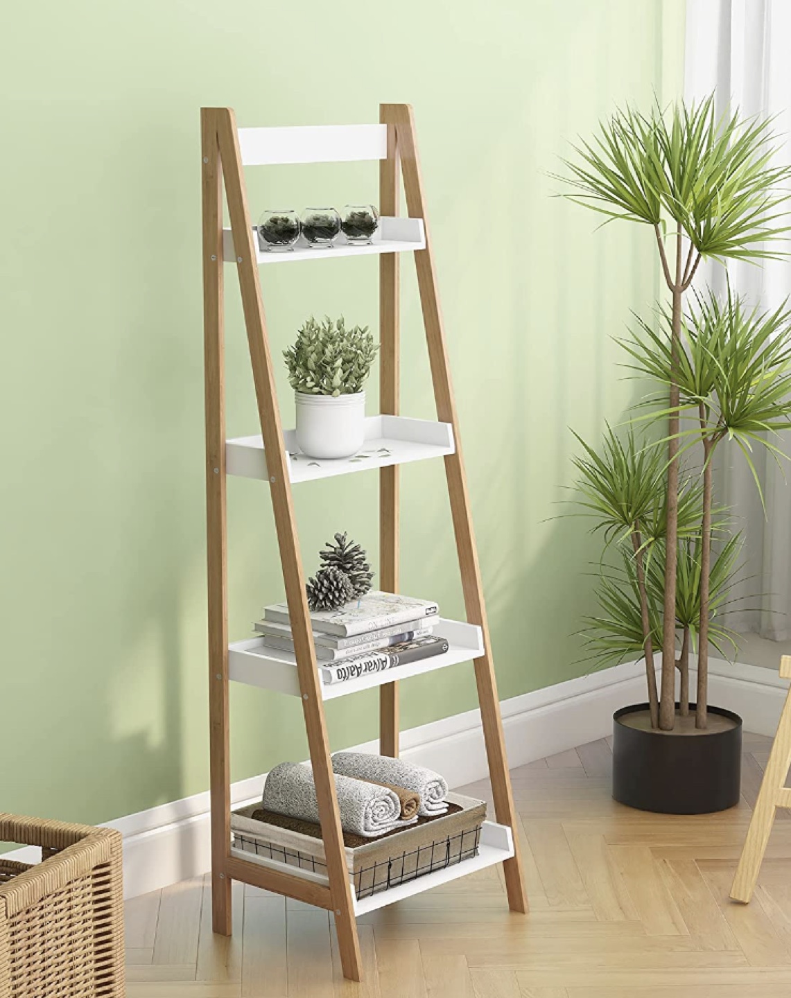 Unopened Bookshelf - wood/white - photo 3