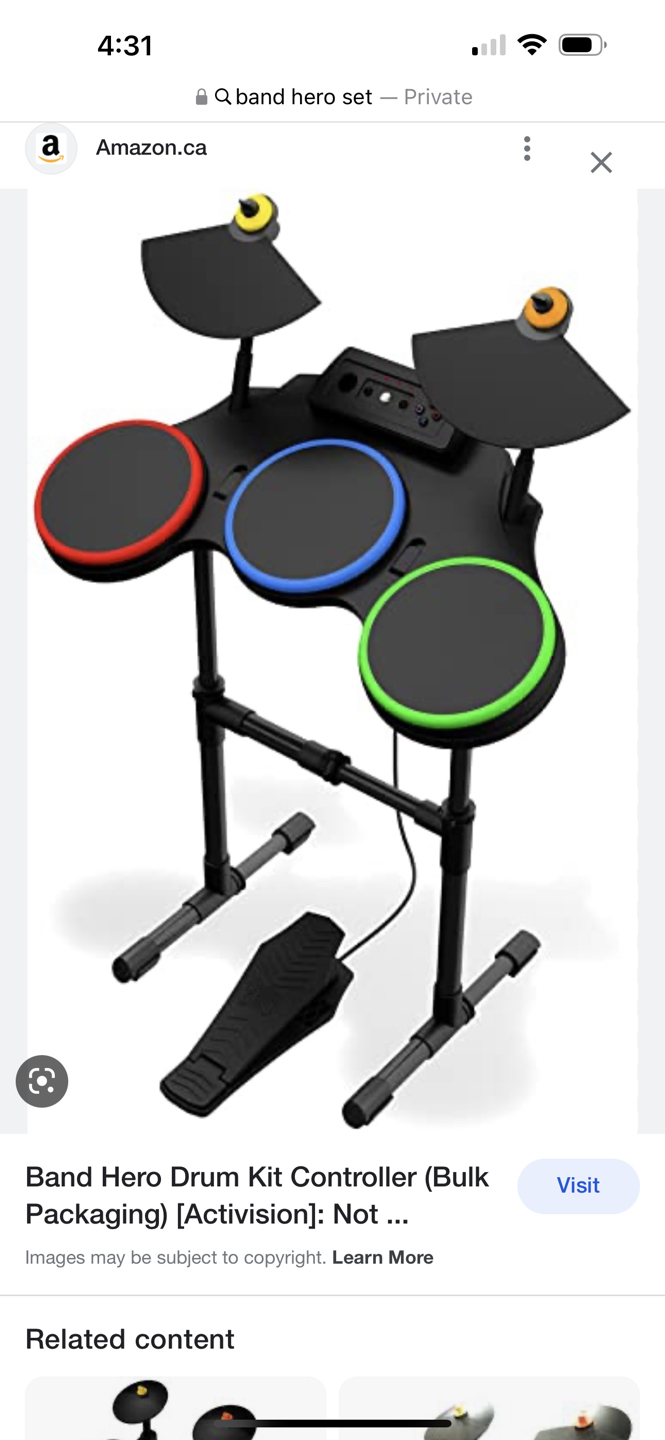 Wii Band Hero Set image indicator(2)