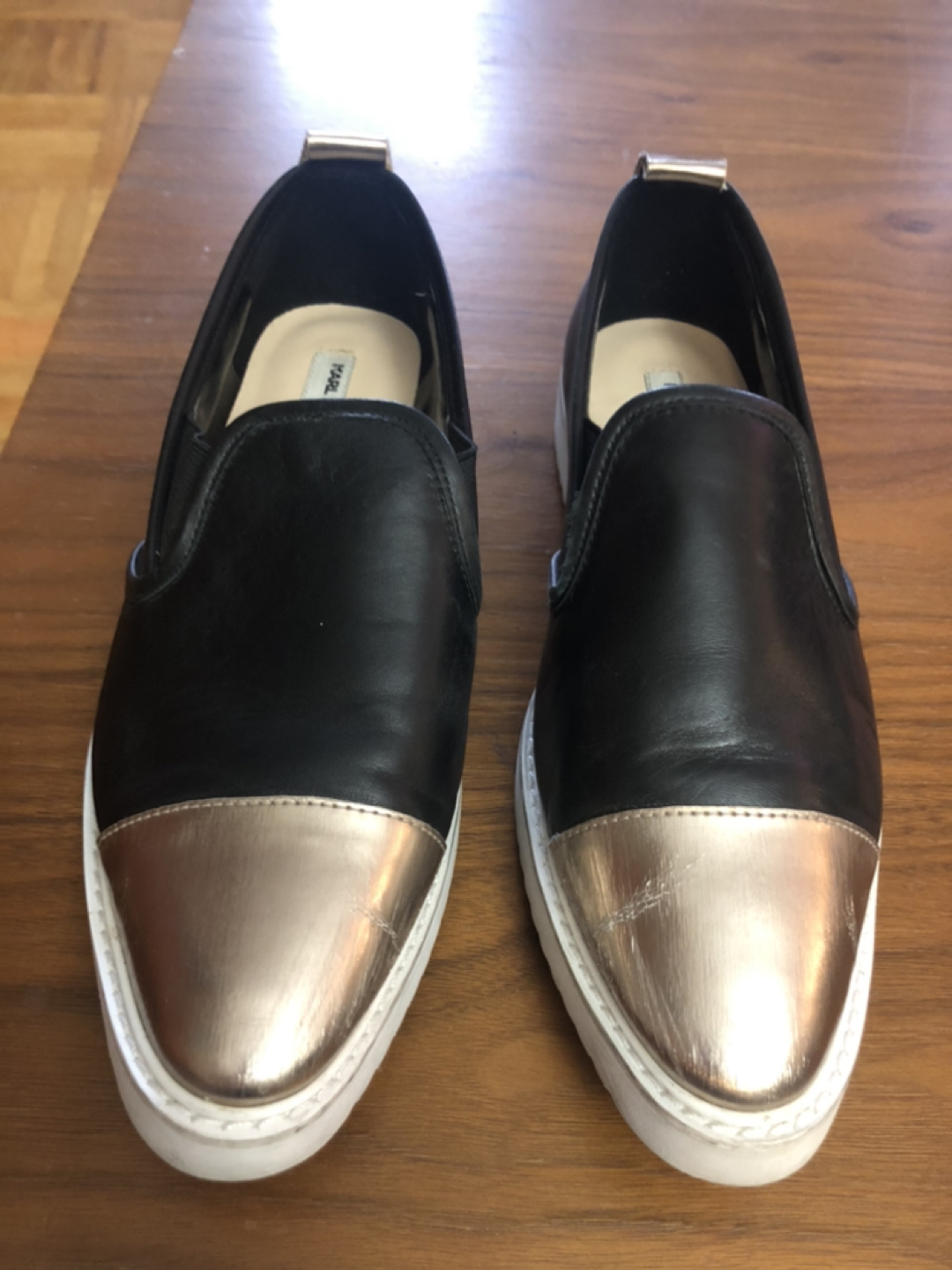 Karl Lagerfeld Paris- Black Loafers