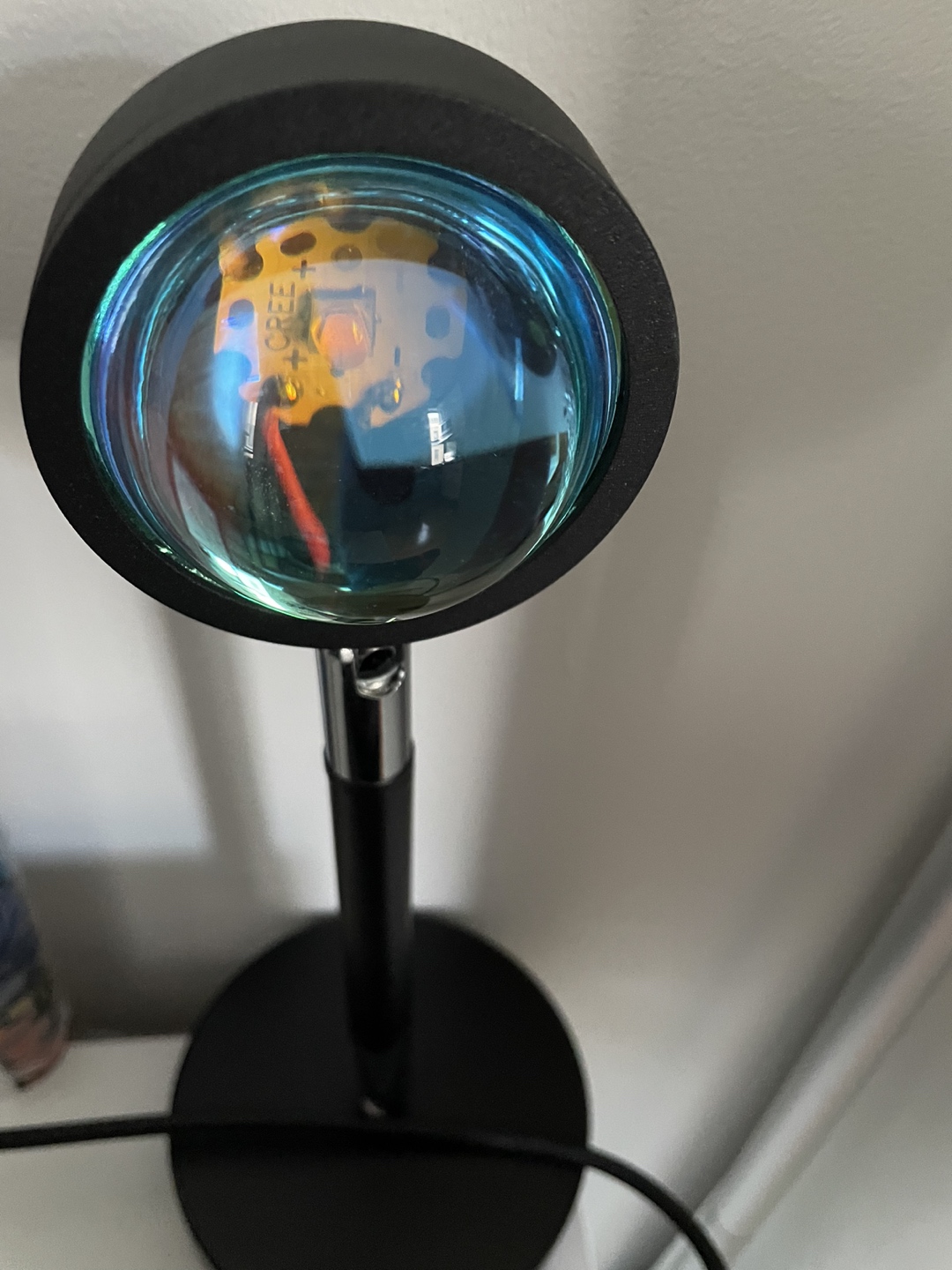Orange sunset lamp