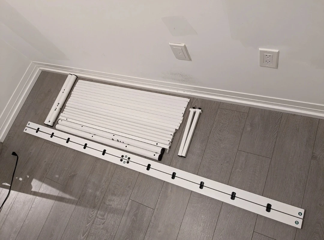 Twin Sized Metal Bed Frame (White) - photo 2