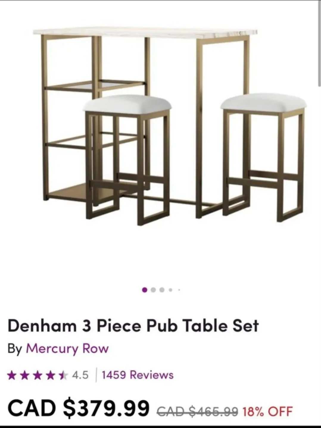 Wayfair Kitchen Island Table thumbnail