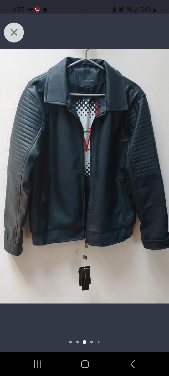 New Italian  jacket.    leather