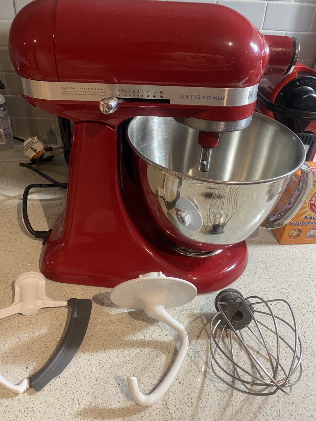 KitchenAid Mixer -Artisan Mini 3.5 Qt - Red