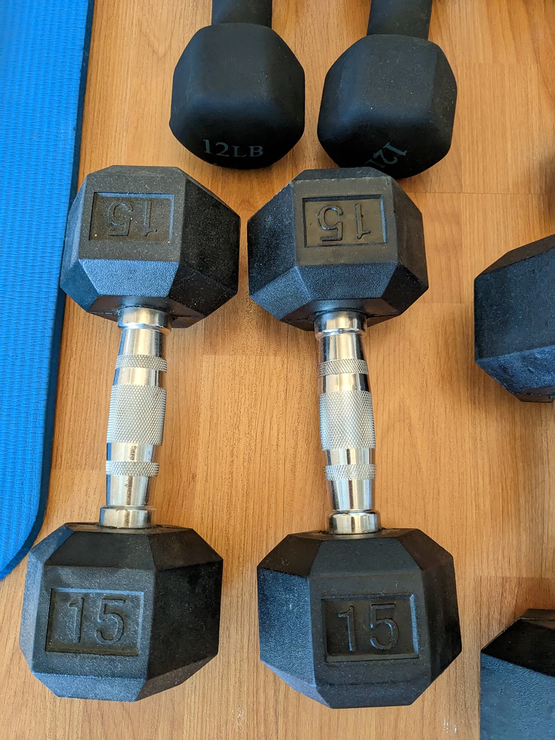 Home Gym Dumbbells, Bands, Sliders and Mat - photo 2