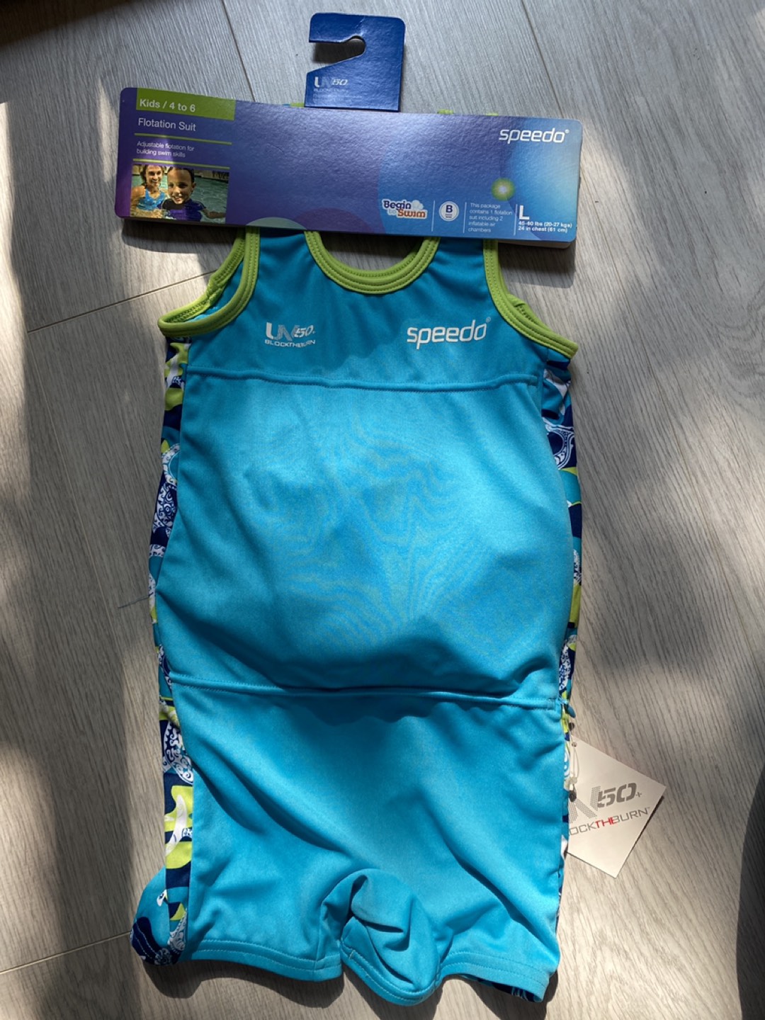 Speedo kids flotation suit