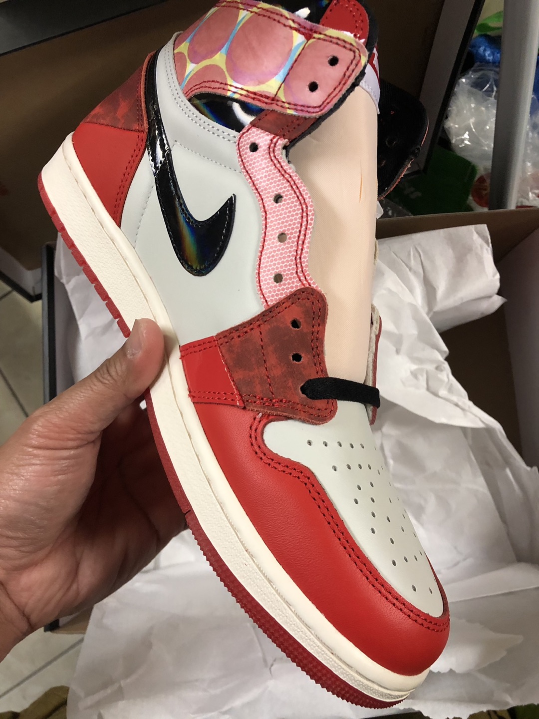 Jordan 1 “ spider verse “ size 11 brand new with receipt - photo 4
