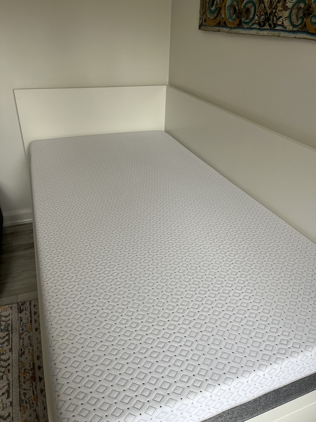 Endy twin size mattress, excellent condition. - photo 3