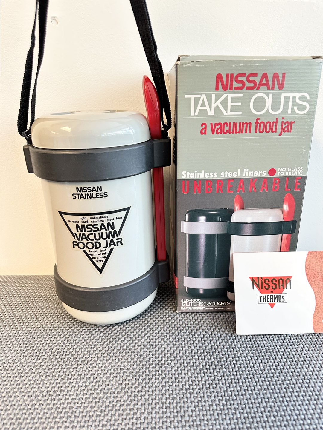 Nissan Take Outs Vacuum Food Jar Unbreakable Stainless Steel