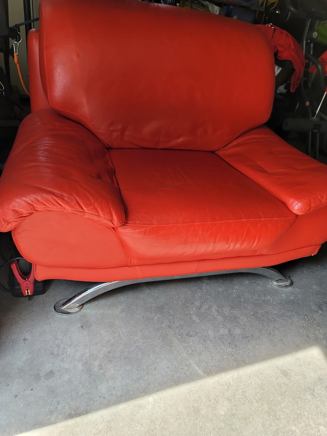 Italian leather sofa - photo 3